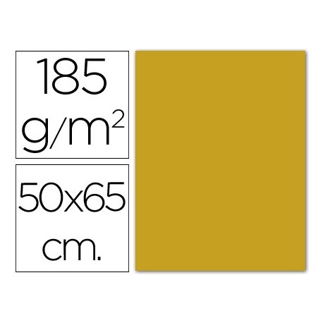 Cartulina guarro cuero -50x65 cm -185 gr (Pack de 25 uds.)