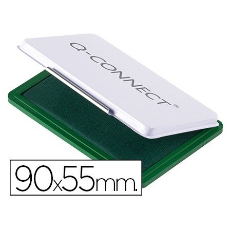 Tampon q-connect n.3 90x55 mm verde