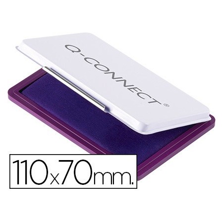 Tampon q-connect n.2 110x70 mm violeta