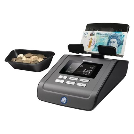 Balanza contadora de dinero safescan 6165 cuenta monedas billetes cartuchos de monedas y fajos de billetes