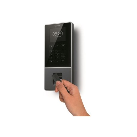 Controlador de presencia safescan timemoto tm-626 con codigo pin tarjeta rfid o huella hasta 200 usuarios
