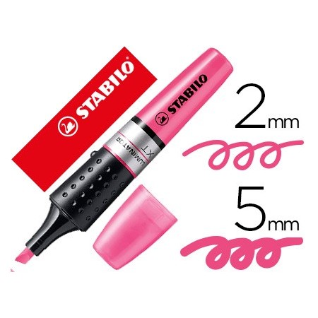 Rotulador stabilo boss luminator rosa tinta liquida (Pack de 5 uds.)