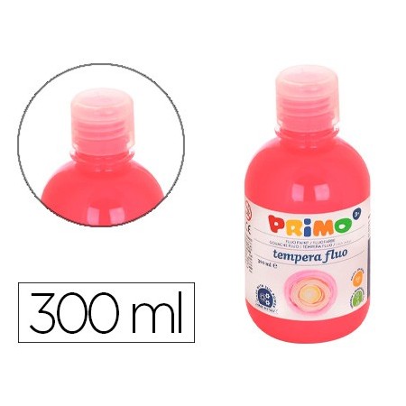 Tempera liquida primo escolar 300 ml rosa fluorescente