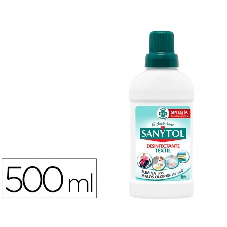 Quitaolor desinfectante sanytol para textil con pulverizador bote de 500 ml