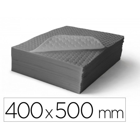 Alfombrilla mantenimiento faru absorvente de fluidos 400x500 mm caja de 200 unidades