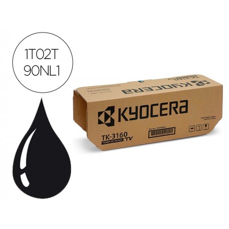 Toner kyocera ecosys p3045dn negro tk-3160