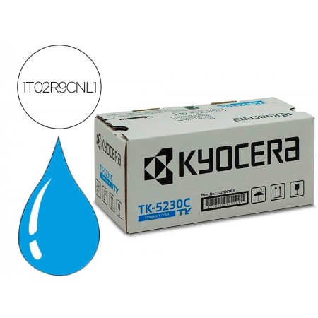 Toner kyocera mita tk-5220c cian ecosys m5521cdw, ecosys m5521cdn 1200 pag