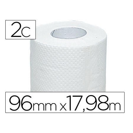 Papel higienico olimpic 2 capas-96,3mm ancho x 17,98m largo paquete de 4 rollos