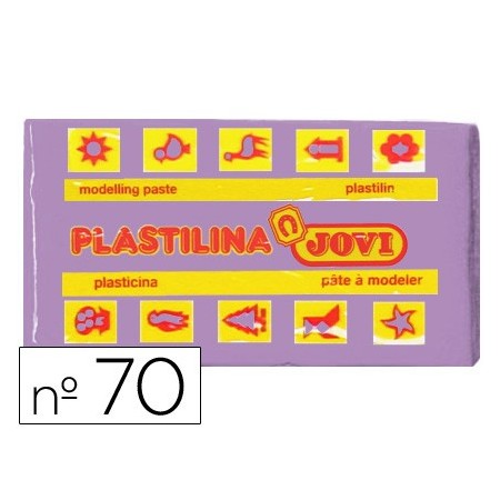 Plastilina jovi 70 lila -unidad -tamaño pequeño
