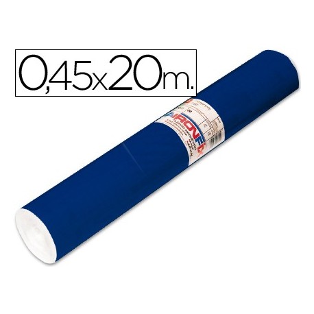 Rollo adhesivo aironfix unicolor azul mate oscuro 67150 -rollo de 20 mt