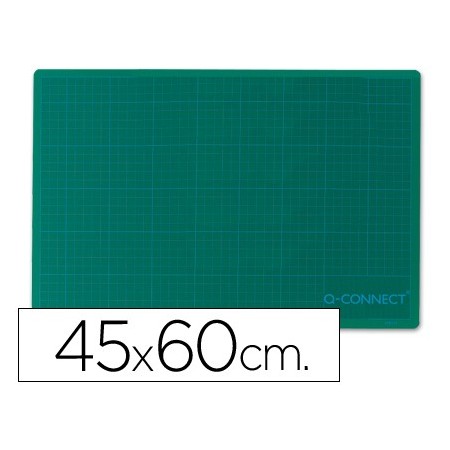 Plancha para corte q-connect -tamaño 450x600 mm a-2 verde