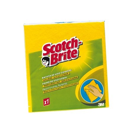 Bayeta multiuso 3m scotch brite amarilla