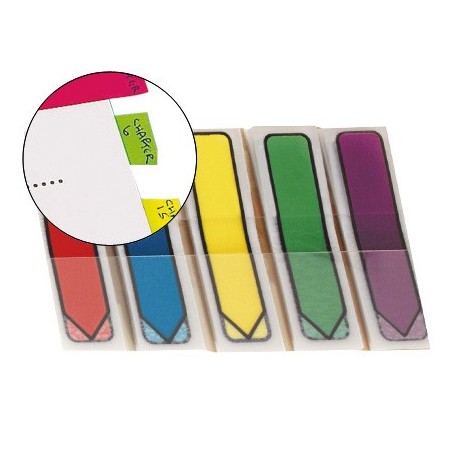 Banderitas separadoras flechas dispensador colores brillantespost-it index 684arr1 100 banderitas