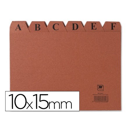 Indice fichero carton -nº 3 -tamaño 10x15