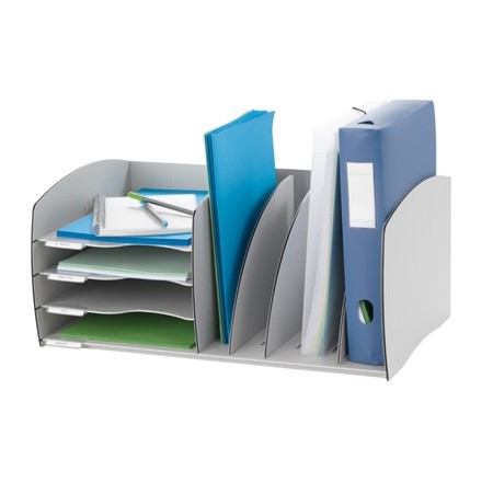 Organizador de armario fast-paperflow gris poliestireno 245x543x340 mm