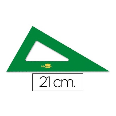 Cartabon liderpapel 21 cm acrilico verde (Pack de 10 uds.)