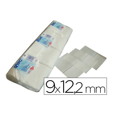 Servilleta mini servis blanca 9x12'2 cms paquete de 400 1 capa