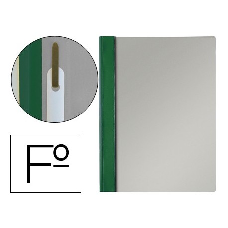 Carpeta dossier fastener pvc esselte folio verde (Pack de 50 uds.)
