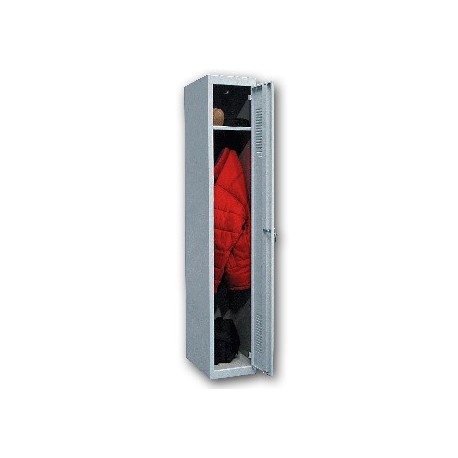 Taquilla metalica ar storage 50x180x30 cm 1 puerta con llave color gris inicial
