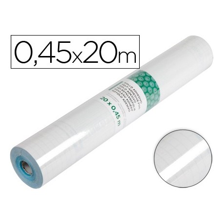 Rollo adhesivo liderpapel transparente rollo de 0,45 x 20 mt