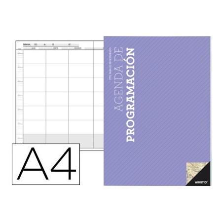 Cuaderno de programacion additio a4 plan mensual y programacion semanal del curso sin fechas