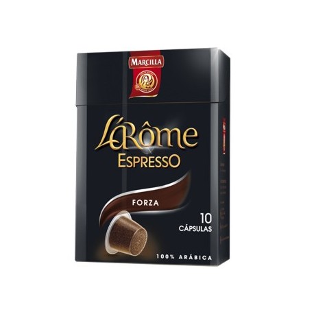 Cafe marcilla l arome espresso forza fuerza 9 caja de 10 unidades compatiblecon nesspreso