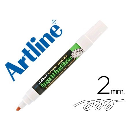 Rotulador artline pizarra epd-4 color blanco opaque ink board punta redonda 2 mm (Pack de 12 uds.)