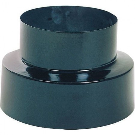 Reducción Estufa Vitrificado Color Negro de 120 a 100 mm.