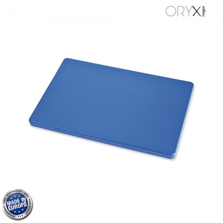 Tabla Cortar Polietileno 30x20x1,5 cm.  Color Azul
