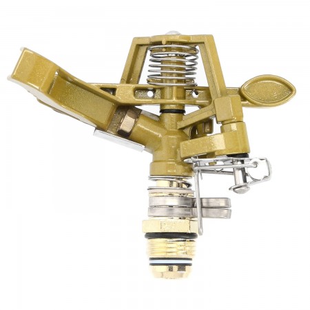 Aspersor Riego Regulable Metalico Sectorial Toma 1/2\" Fabricado En Zinc, Riego De Jardines / Cesped