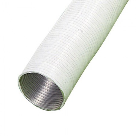 Tubo Aluminio Compacto Blanco Ø 110 mm. / 5 metros