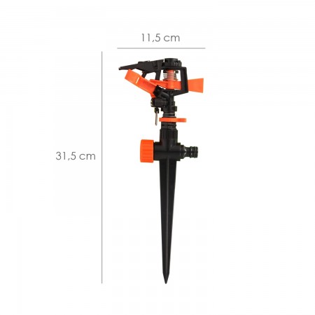 Aspersor plástico sectorial con pincho 