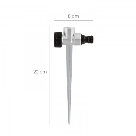 Pincho Para Aspersor Metalico Saturnia Con Racord Manguera