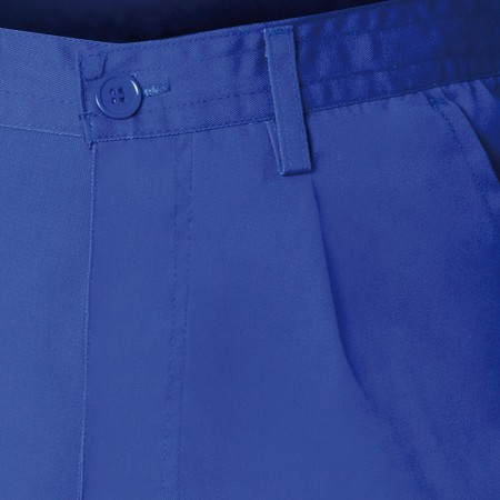Pantalon De Trabajo Largo, Color Azul, Multibolsillos, Resistente, Talla 40    