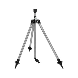 Tripode Para Aspersores Altura Regulable 55/90 cm. Tomas agua 1/2\\\". Acero Cromado. Tripode Aspersores Jardineria