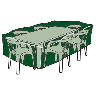 Funda de protección. cubre mesa y sillas 205x325x90cm 240gr/m²